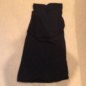 Black maxi skirt